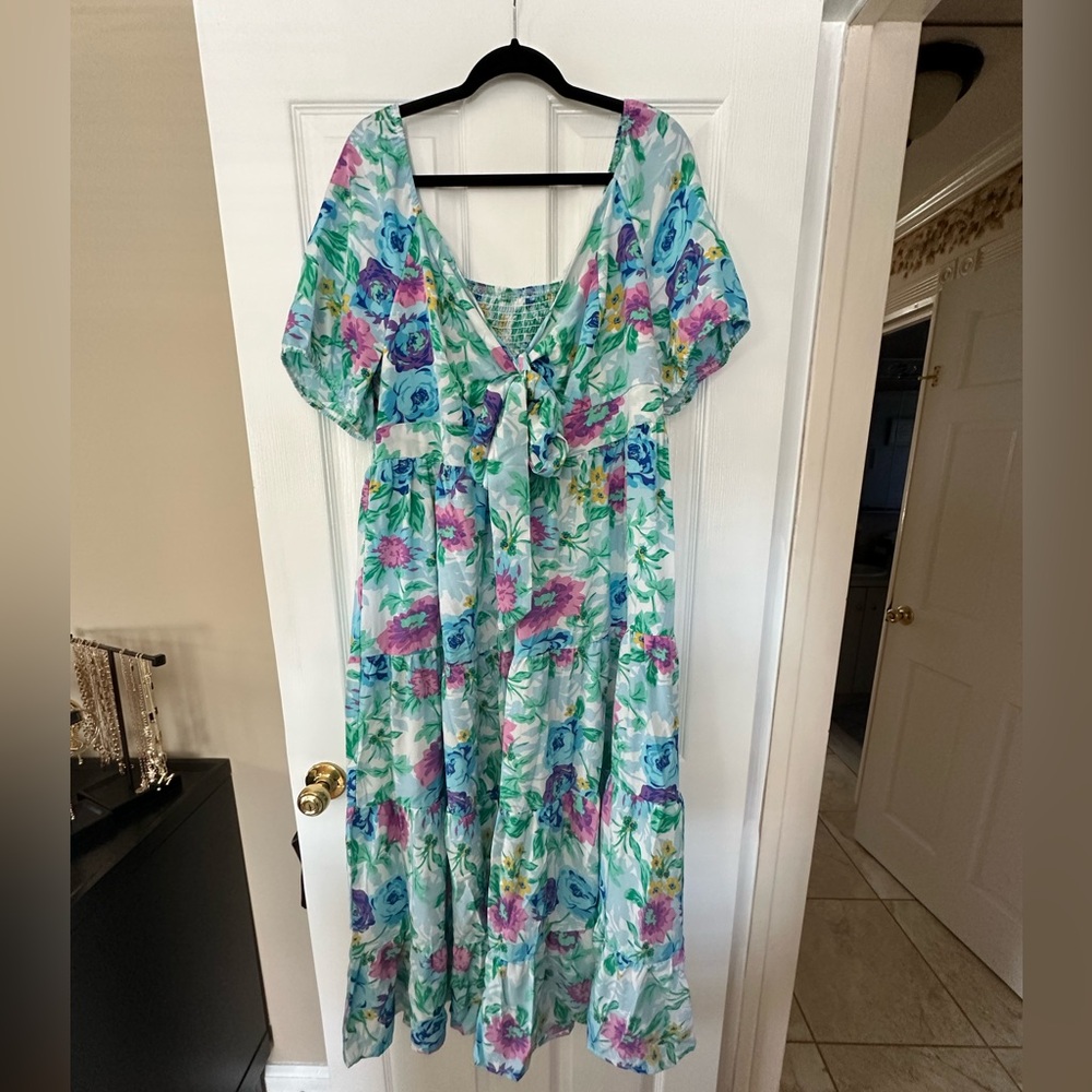 2XL Floral Dress - Picture 2 of 4